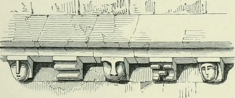 An illustration from Gothic architecture in England and France, 1911, leaf 293