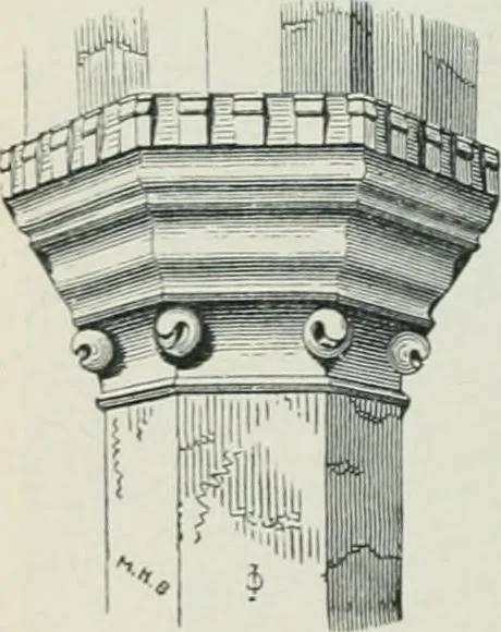 An illustration from Gothic architecture in England and France, 1911, leaf 304
