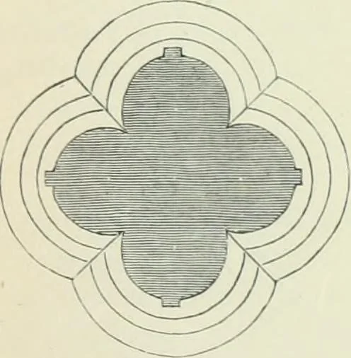An illustration from Gothic architecture in England and France, 1911, leaf 305