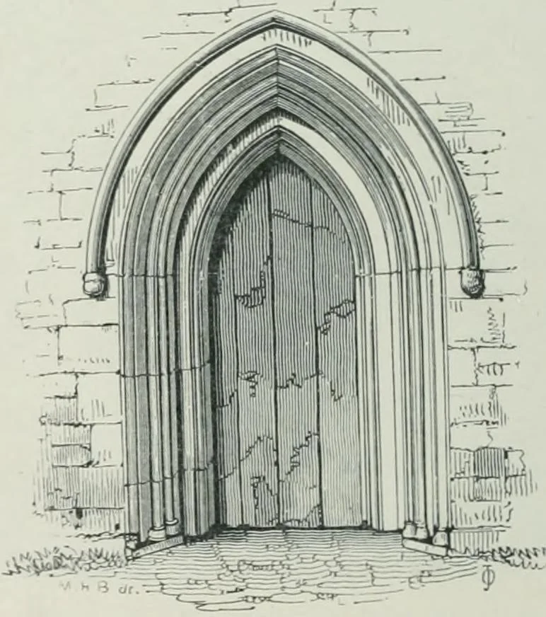 An illustration from Gothic architecture in England and France, 1911, leaf 310