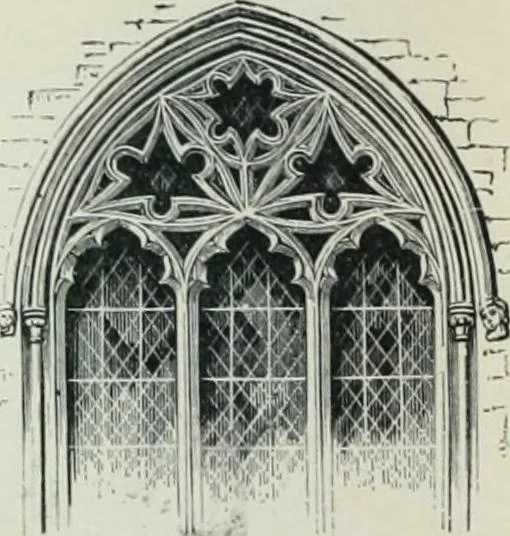 An illustration from Gothic architecture in England and France, 1911, leaf 312
