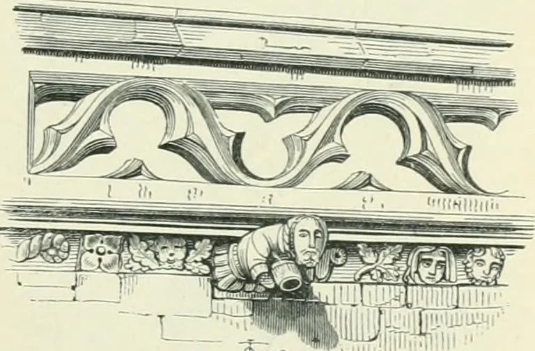 An illustration from Gothic architecture in England and France, 1911, leaf 315