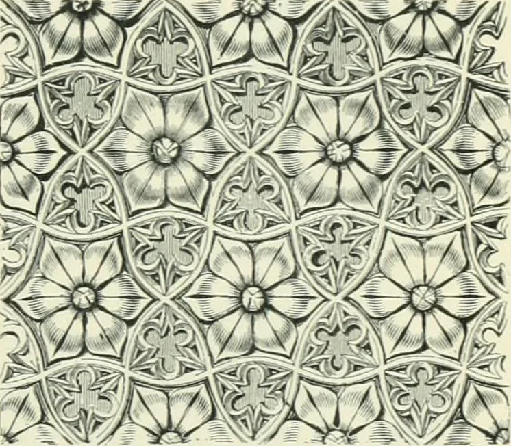 An illustration from Gothic architecture in England and France, 1911, leaf 317