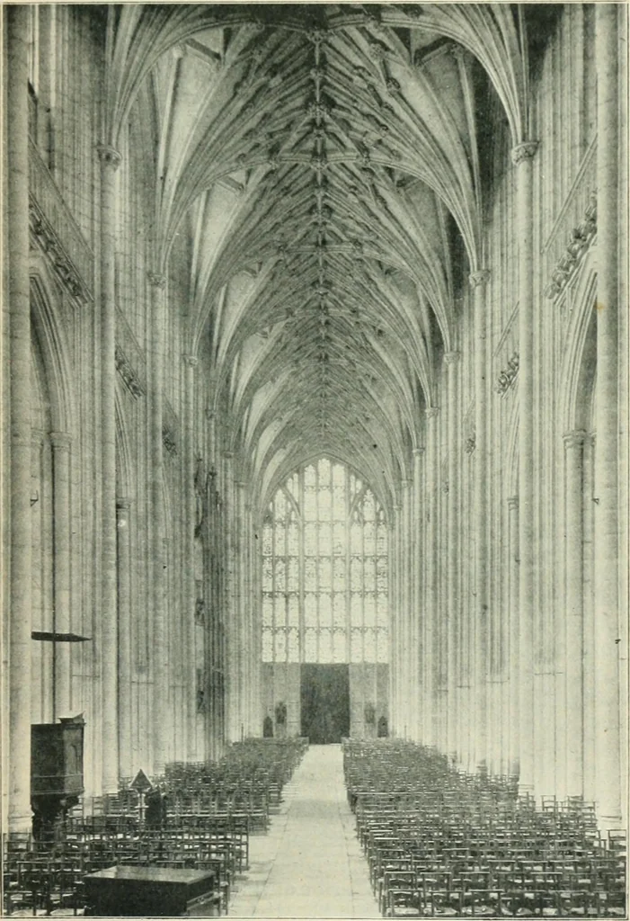 An illustration from Gothic architecture in England and France, 1911, leaf 325