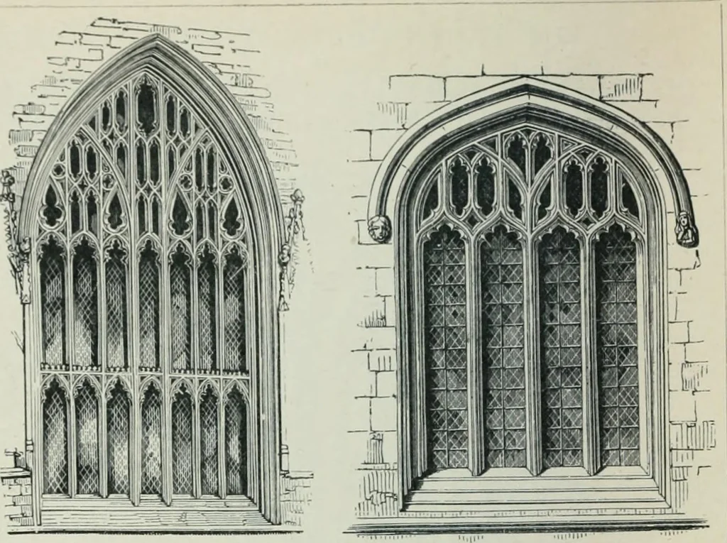 An illustration from Gothic architecture in England and France, 1911, leaf 328