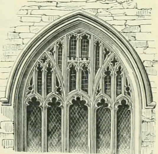 An illustration from Gothic architecture in England and France, 1911, leaf 329