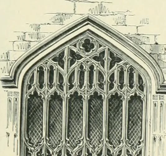 An illustration from Gothic architecture in England and France, 1911, leaf 329