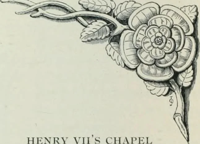 An illustration from Gothic architecture in England and France, 1911, leaf 332