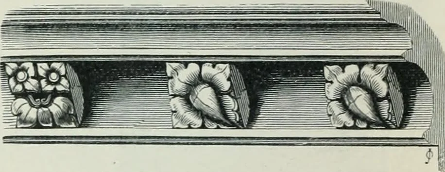An illustration from Gothic architecture in England and France, 1911, leaf 334