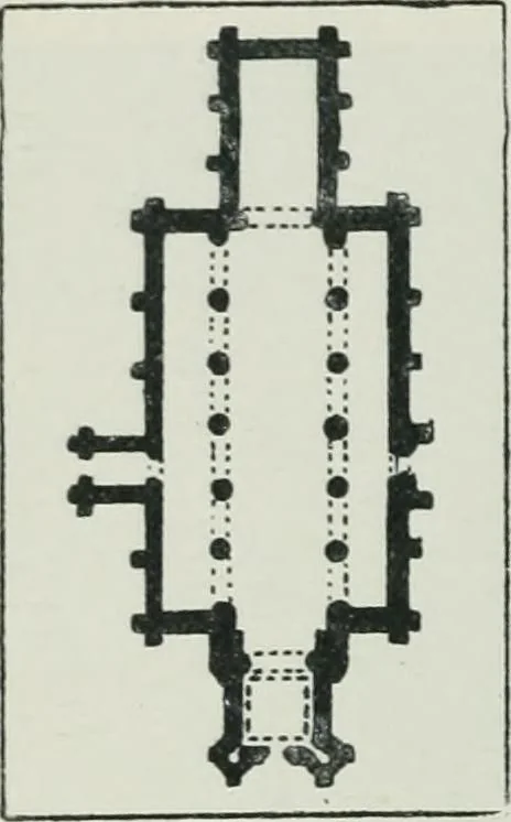 An illustration from Gothic architecture in England and France, 1911, leaf 338