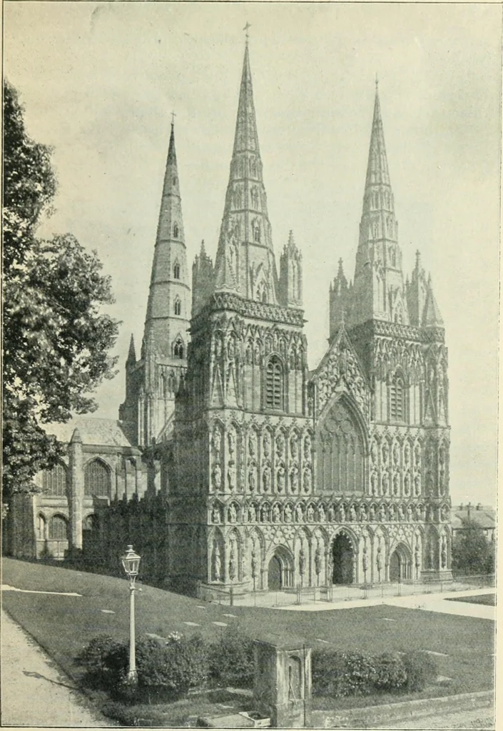 An illustration from Gothic architecture in England and France, 1911, leaf 359