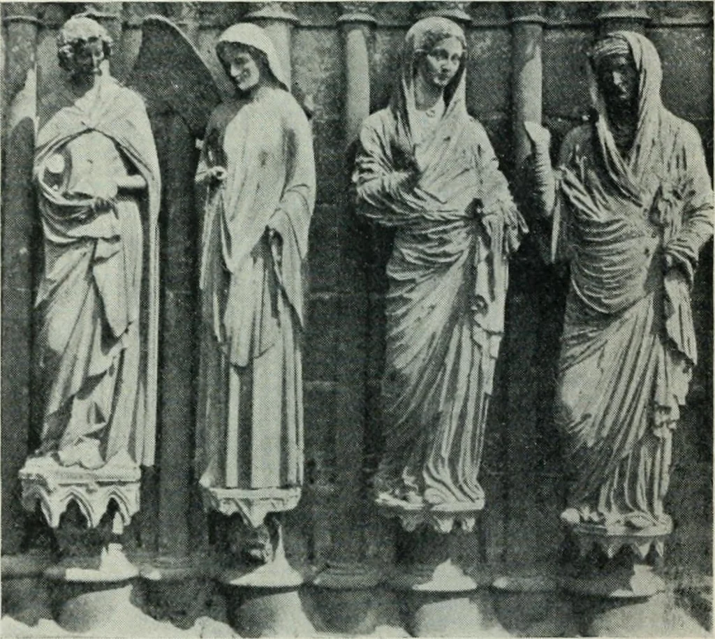 An illustration from Gothic architecture in England and France, 1911, leaf 360