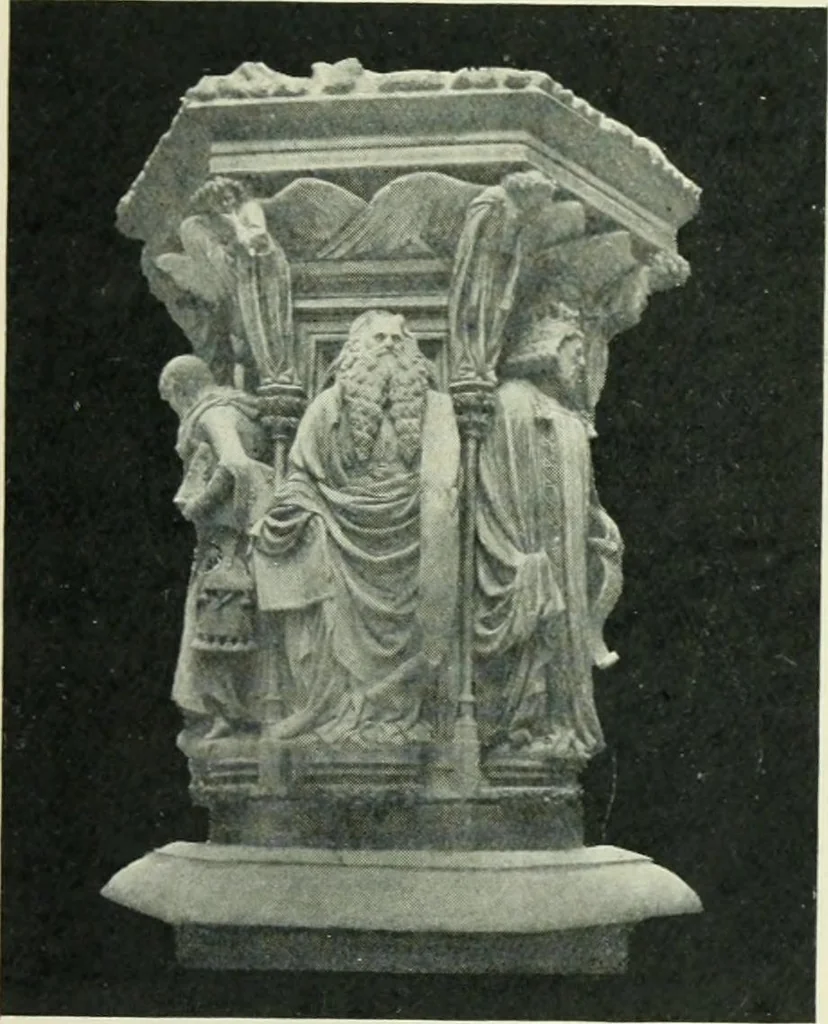 An illustration from Gothic architecture in England and France, 1911, leaf 361