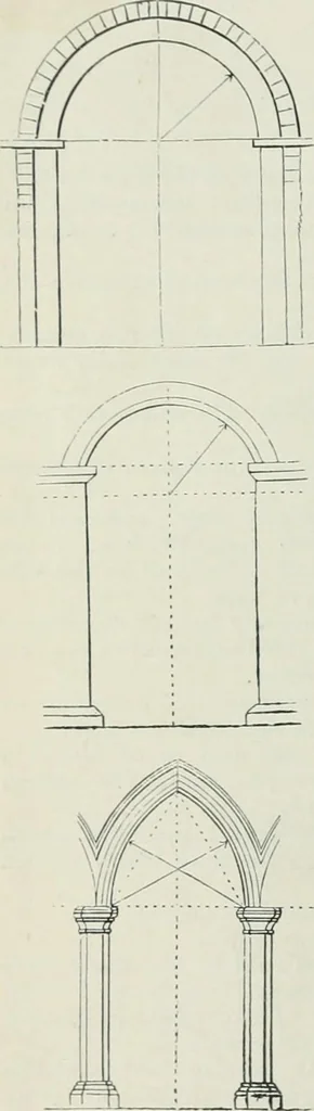 An illustration from Gothic architecture in England and France, 1911, leaf 370