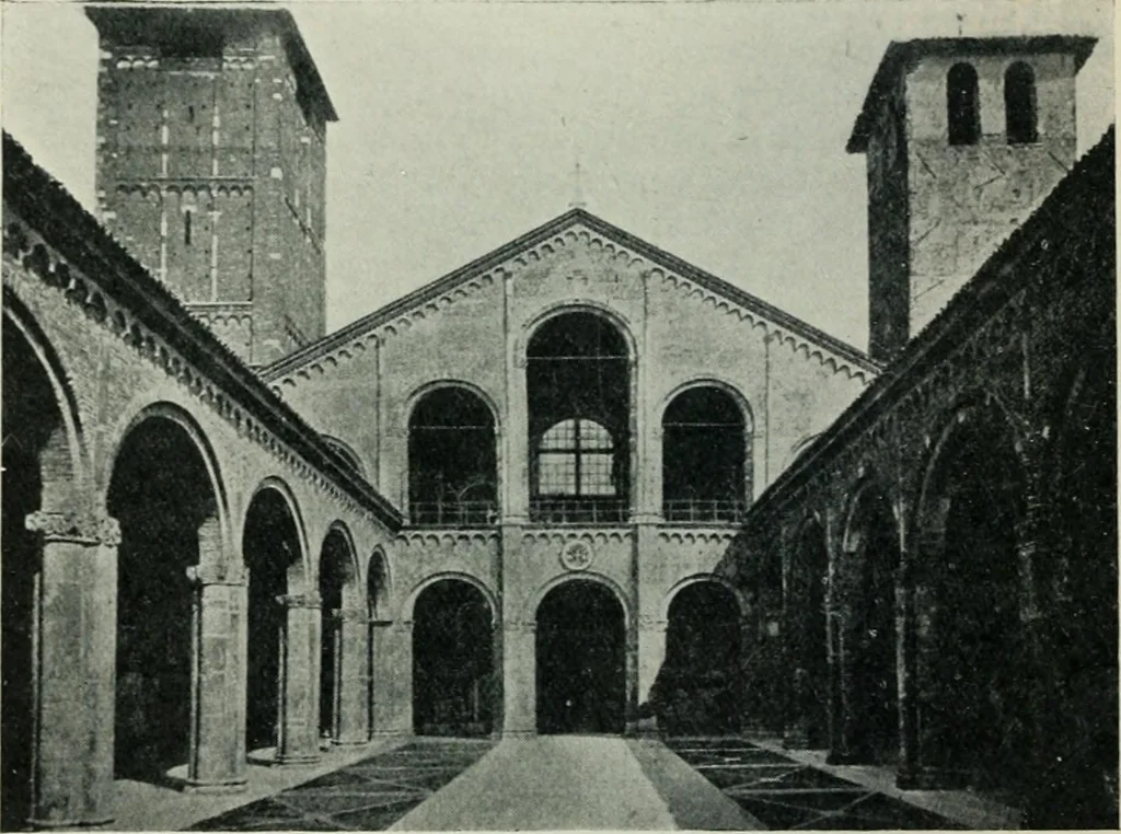 An illustration from Gothic architecture in England and France, 1911, leaf 42