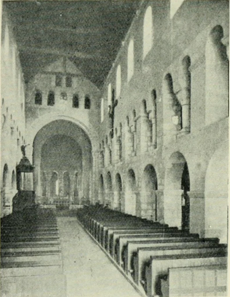 An illustration from Gothic architecture in England and France, 1911, leaf 49