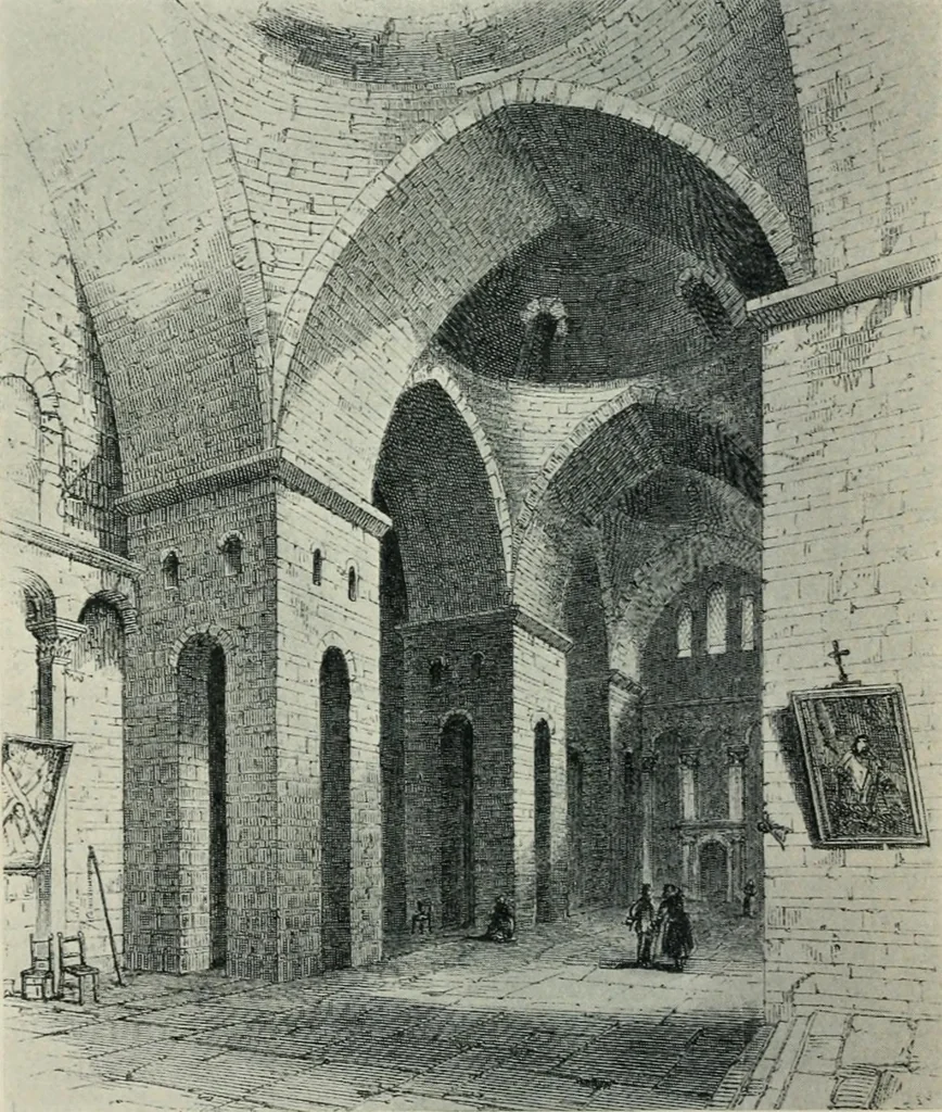 An illustration from Gothic architecture in England and France, 1911, leaf 58