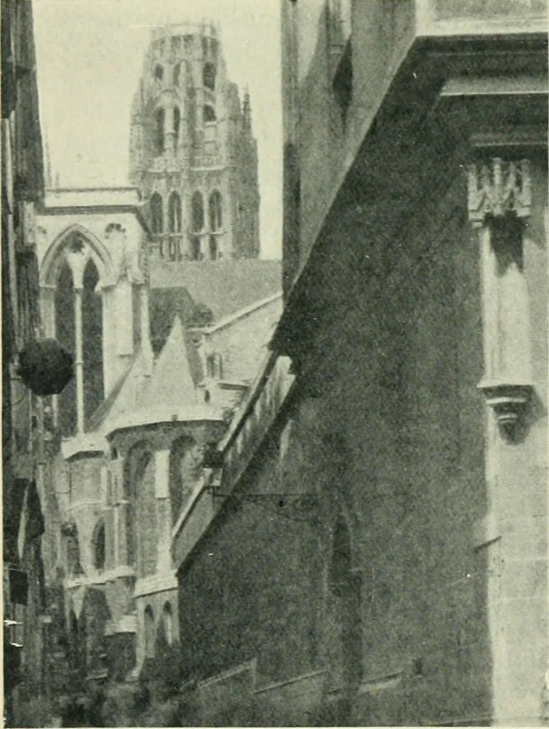 An illustration from Gothic architecture in England and France, 1911, leaf 81