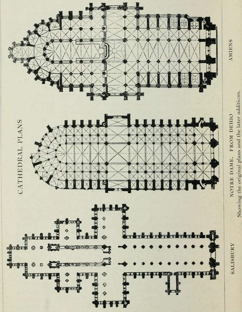 An illustration from Gothic architecture in England and France, 1911, leaf 88