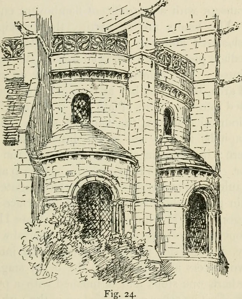 An illustration from Gothic architecture in France, England, and Italy, 1915, leaf 100