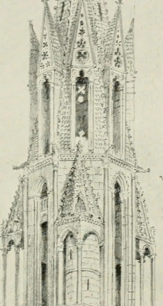 An illustration from Gothic architecture in France, England, and Italy, 1915, leaf 102