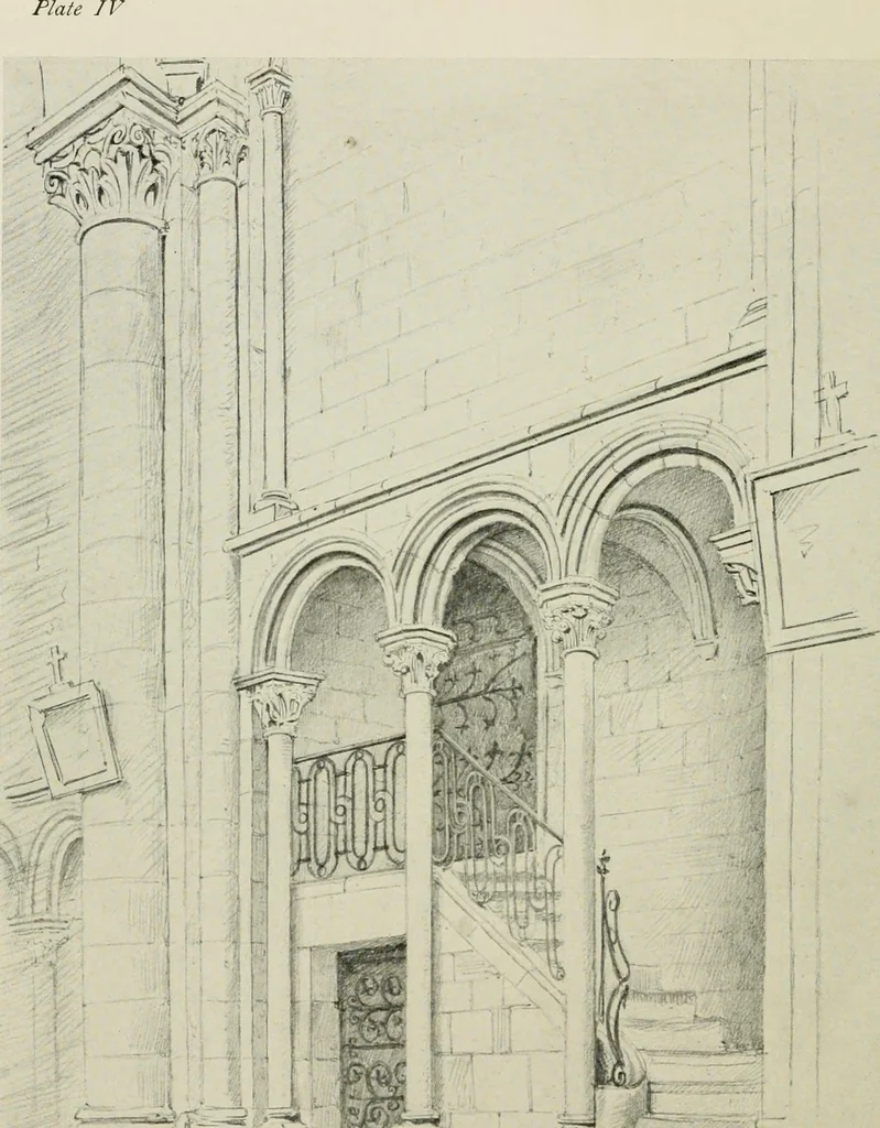 An illustration from Gothic architecture in France, England, and Italy, 1915, leaf 105