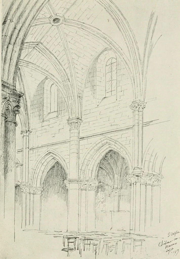 An illustration from Gothic architecture in France, England, and Italy, 1915, leaf 112