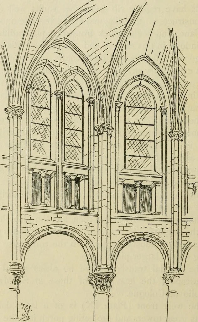 An illustration from Gothic architecture in France, England, and Italy, 1915, leaf 121