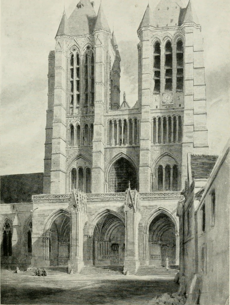 An illustration from Gothic architecture in France, England, and Italy, 1915, leaf 122