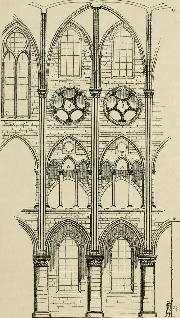 An illustration from Gothic architecture in France, England, and Italy, 1915, leaf 132