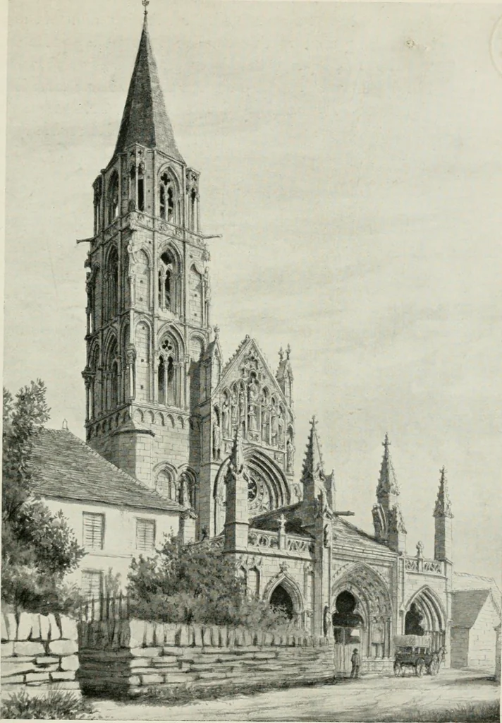 An illustration from Gothic architecture in France, England, and Italy, 1915, leaf 148
