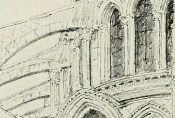 An illustration from Gothic architecture in France, England, and Italy, 1915, leaf 152