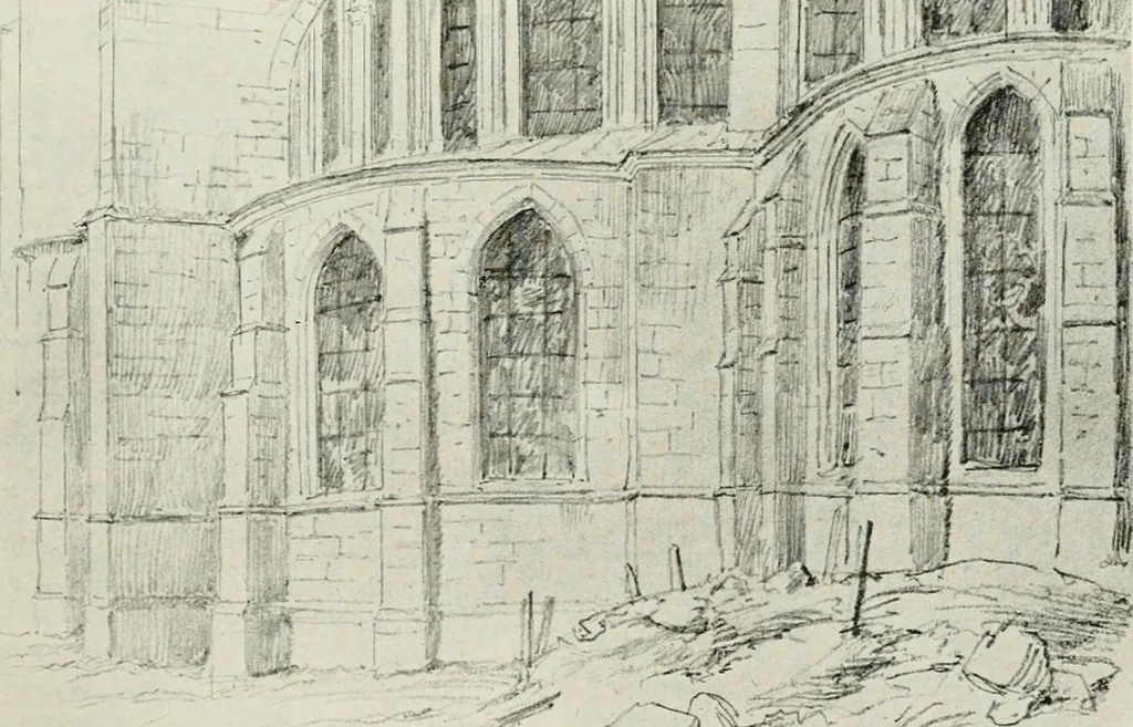 An illustration from Gothic architecture in France, England, and Italy, 1915, leaf 152