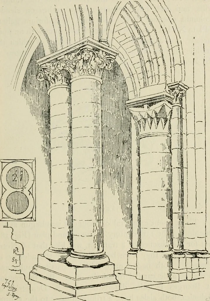 An illustration from Gothic architecture in France, England, and Italy, 1915, leaf 156