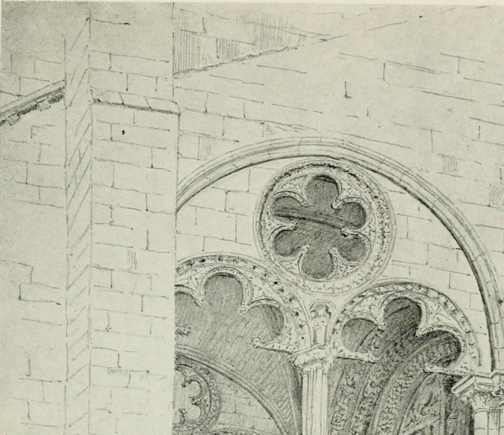 An illustration from Gothic architecture in France, England, and Italy, 1915, leaf 158