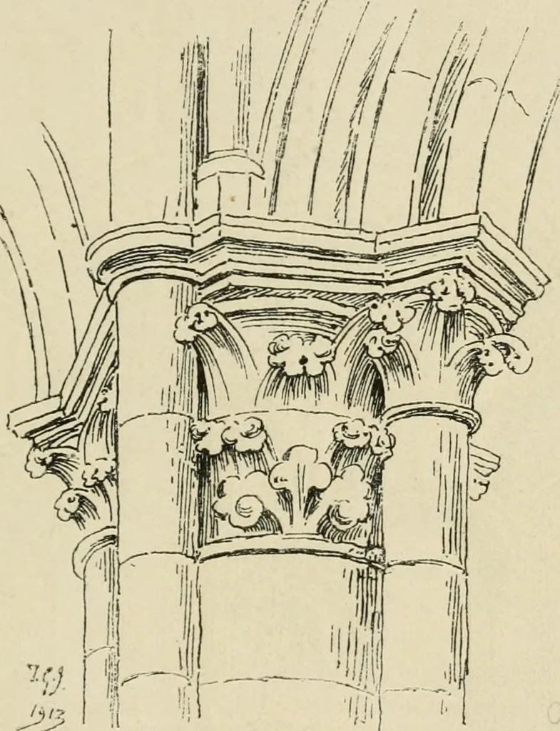 An illustration from Gothic architecture in France, England, and Italy, 1915, leaf 206