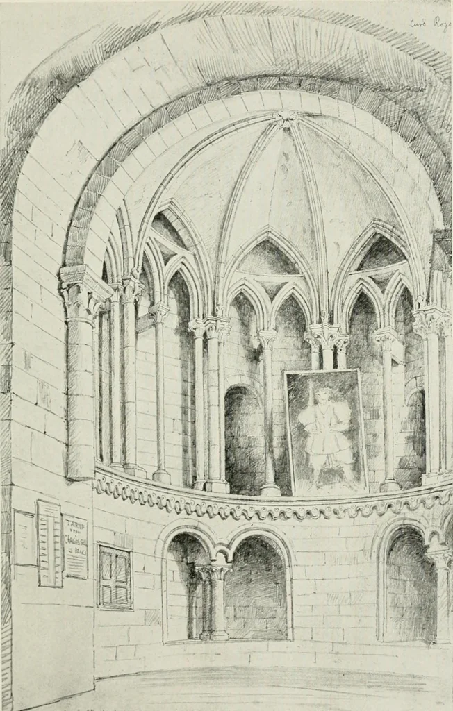 An illustration from Gothic architecture in France, England, and Italy, 1915, leaf 256