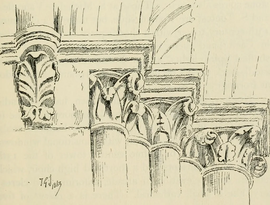 An illustration from Gothic architecture in France, England, and Italy, 1915, leaf 258