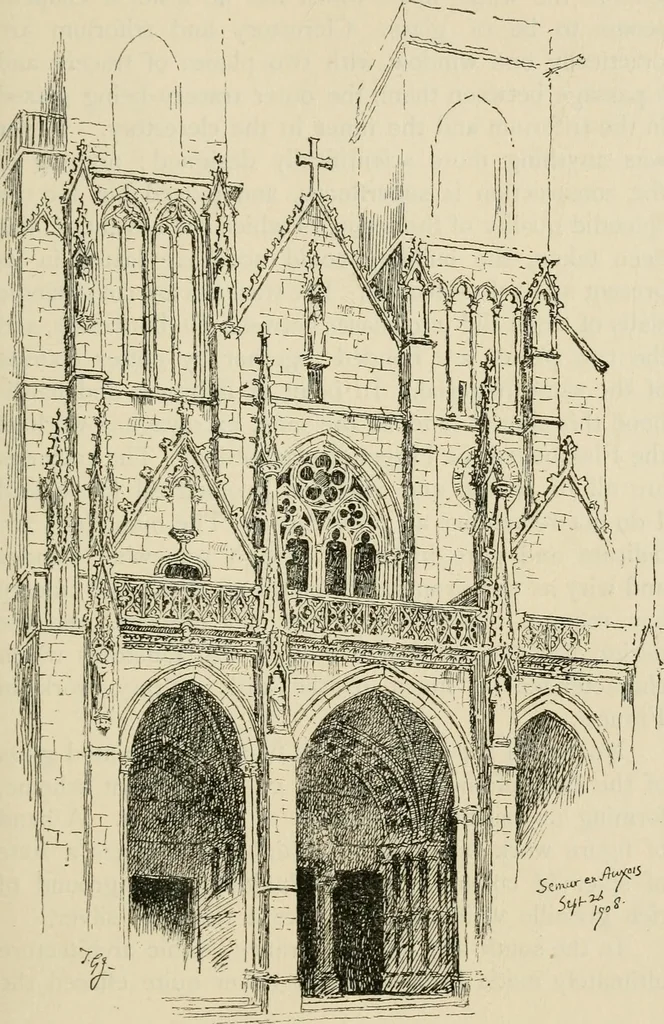 An illustration from Gothic architecture in France, England, and Italy, 1915, leaf 274