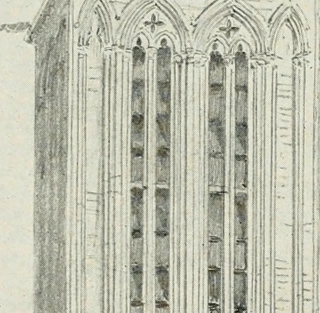 An illustration from Gothic architecture in France, England, and Italy, 1915, leaf 300