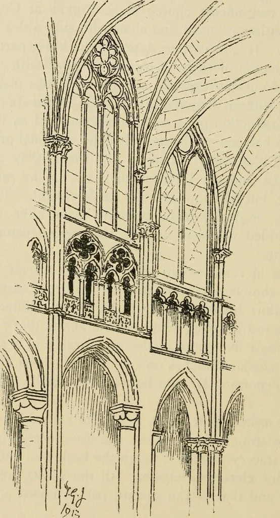 An illustration from Gothic architecture in France, England, and Italy, 1915, leaf 307