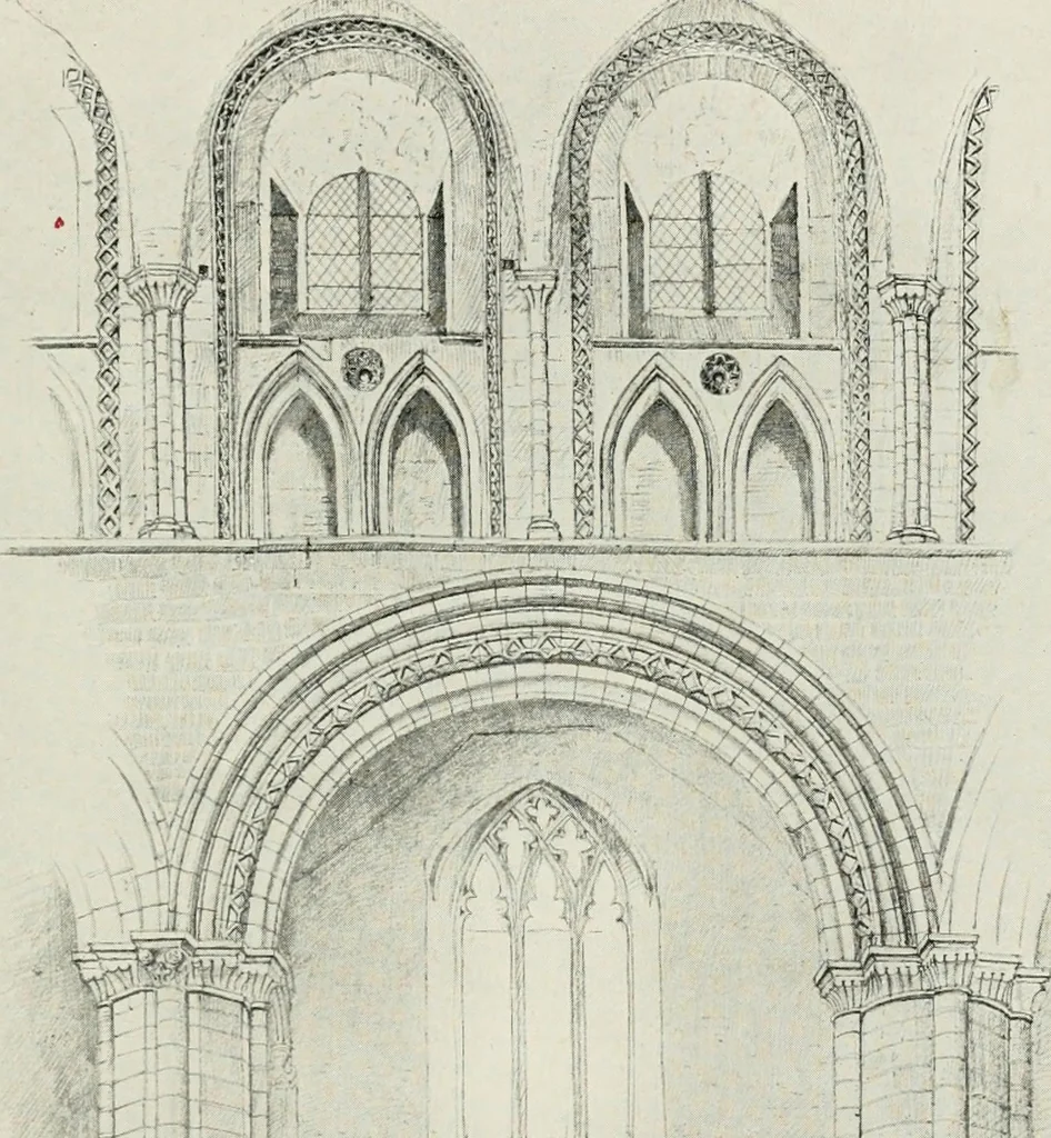 An illustration from Gothic architecture in France, England, and Italy, 1915, leaf 322
