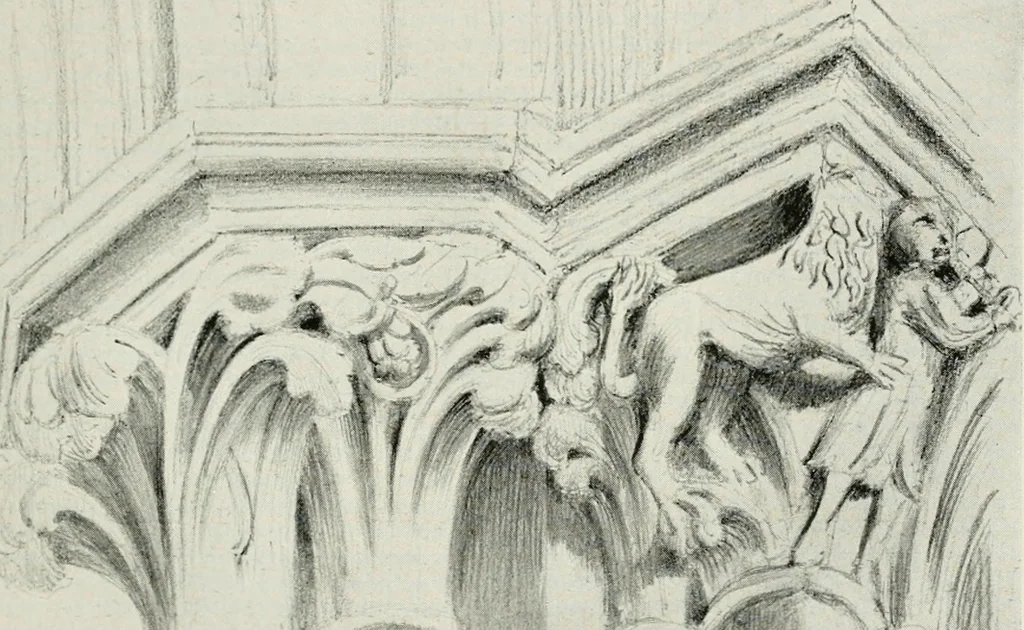An illustration from Gothic architecture in France, England, and Italy, 1915, leaf 334
