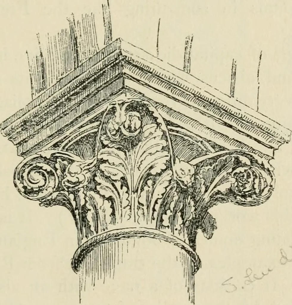 An illustration from Gothic architecture in France, England, and Italy, 1915, leaf 352