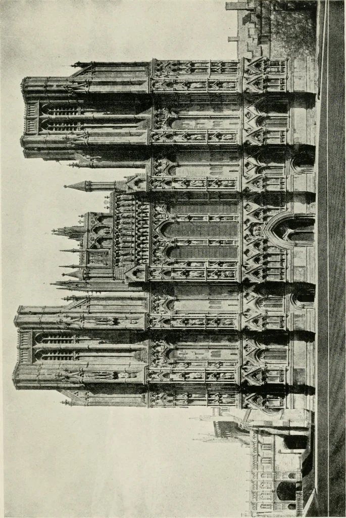 An illustration from Gothic architecture in France, England, and Italy, 1915, leaf 412