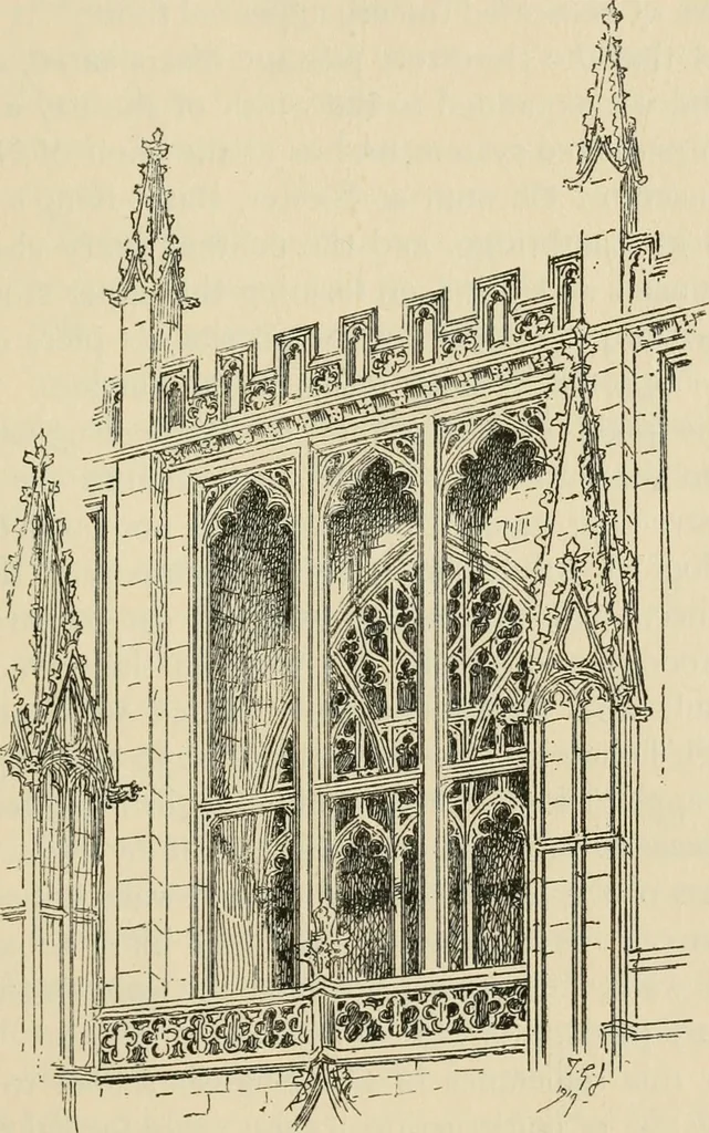 An illustration from Gothic architecture in France, England, and Italy, 1915, leaf 434