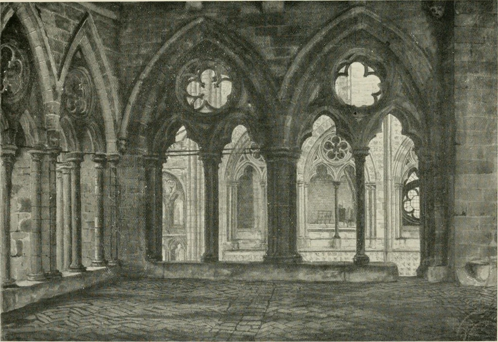 An illustration from Gothic architecture in France, England, and Italy, 1915, leaf 458
