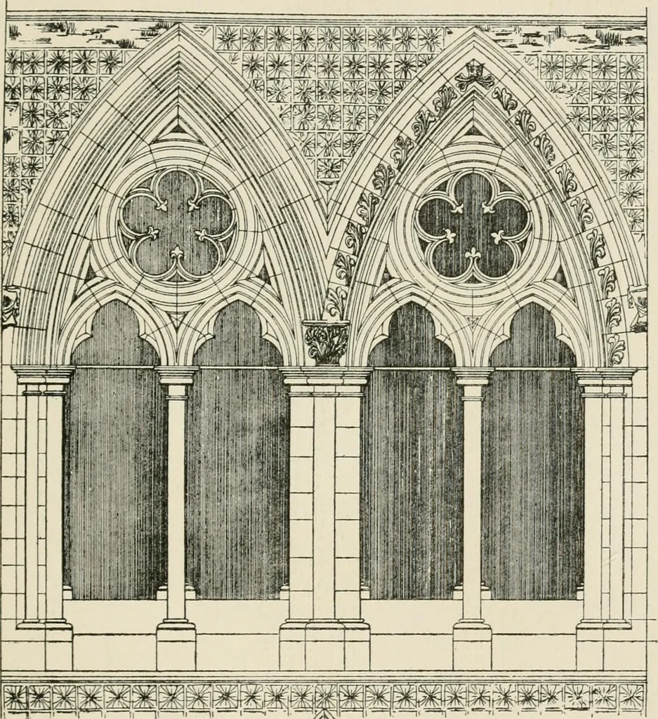 An illustration from Gothic architecture in France, England, and Italy, 1915, leaf 462