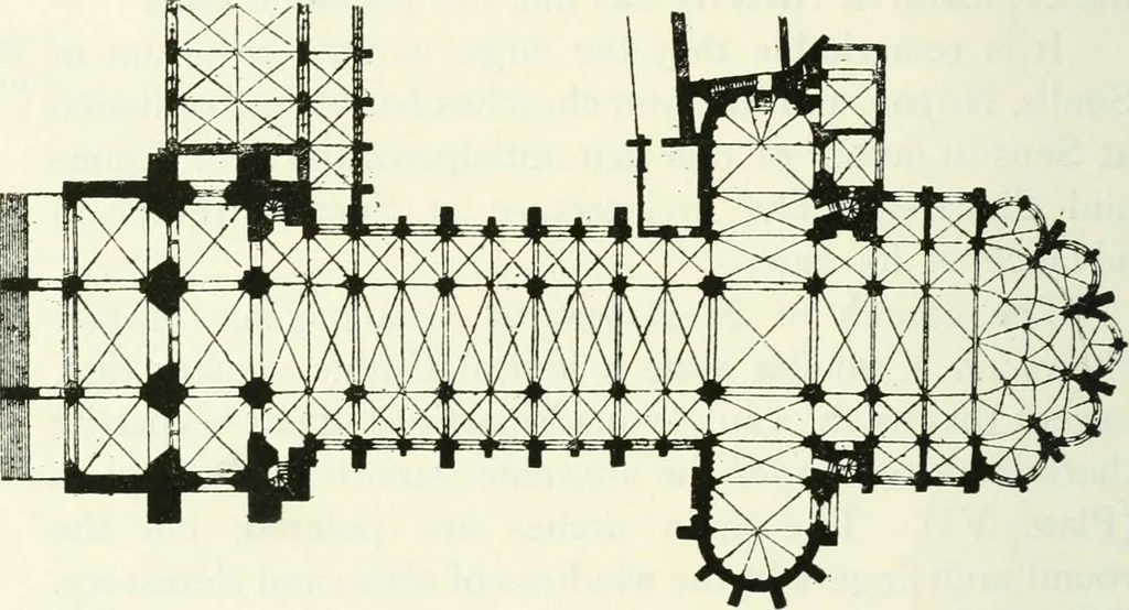 An illustration from Gothic architecture in France, England, and Italy, 1915, leaf 110