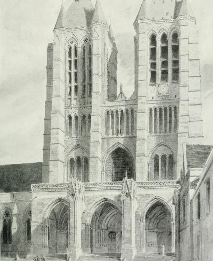 An illustration from Gothic architecture in France, England, and Italy, 1915, leaf 121